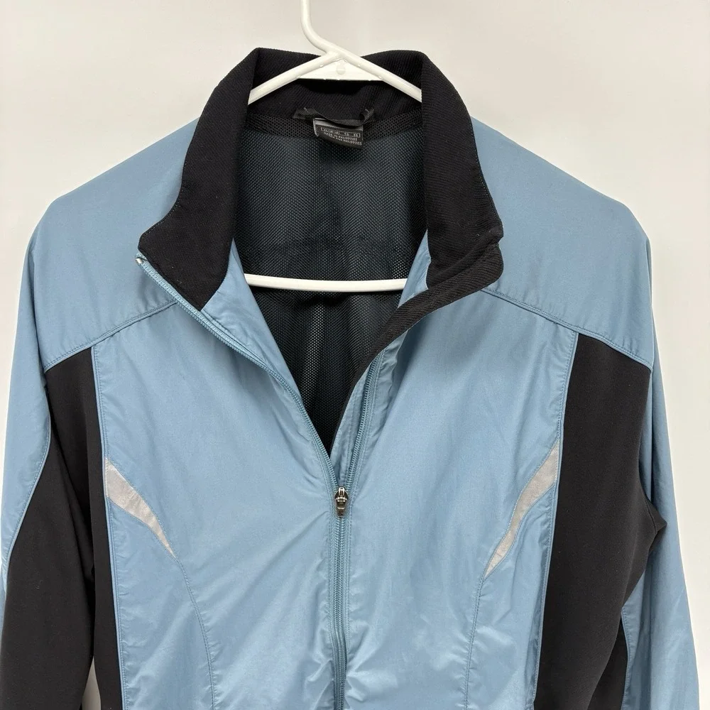 Vintage Nike Blue  Windbreaker Full Zip Jacket Ventilation Womens XL 16-18